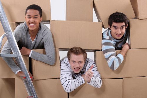 Packing and furniture handling for a local move in Highbury