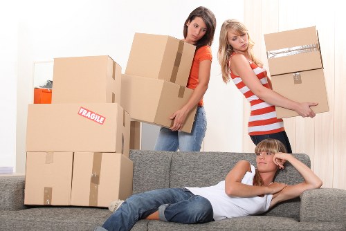 Commercial van delivery and office move service in Highbury